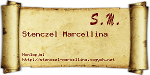 Stenczel Marcellina névjegykártya